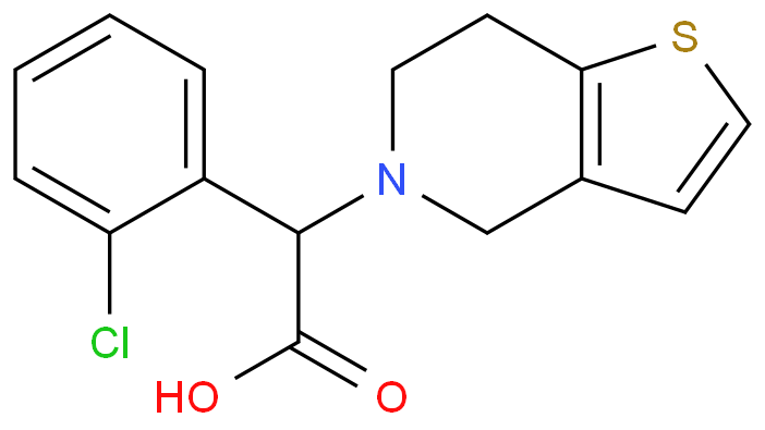 氯吡格雷杂质A化学结构式