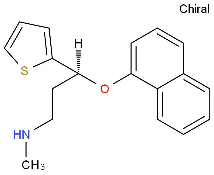 度洛西汀化学结构式