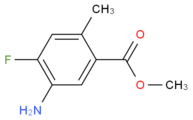 5-氨基-4-氟-2-甲基苯甲酸甲酯CAS号1567119-84-9；质量保证