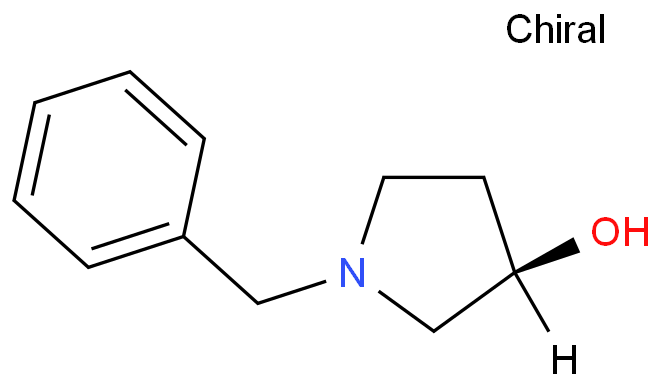 101930-07-8 (R)-(+)-N-苄基-3-羟基吡咯烷 结构式图片