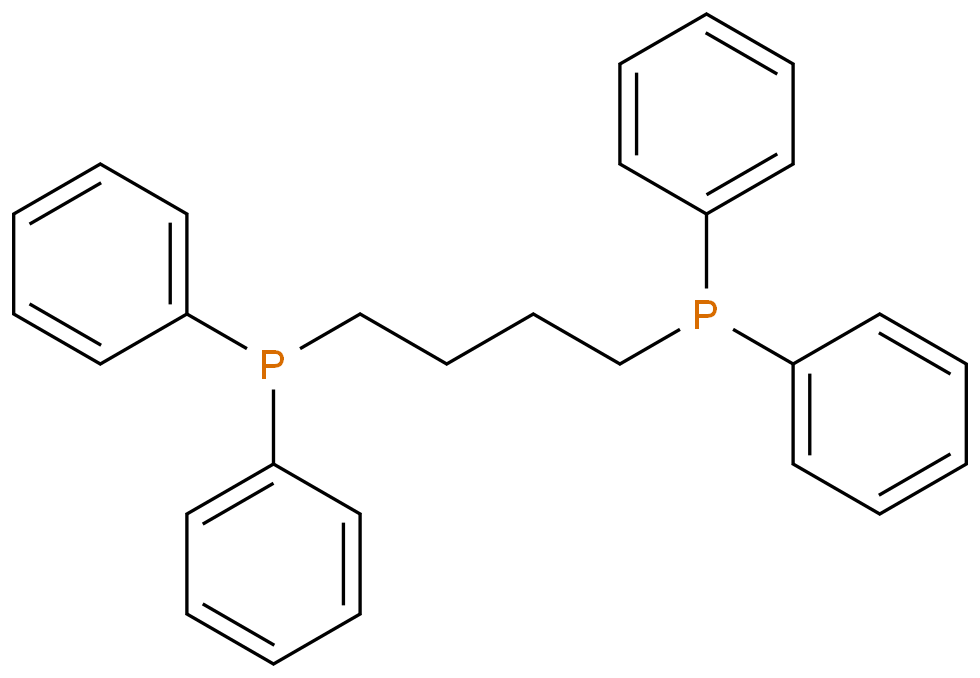 1,4-Bis(diphenylphosphino)butane structure