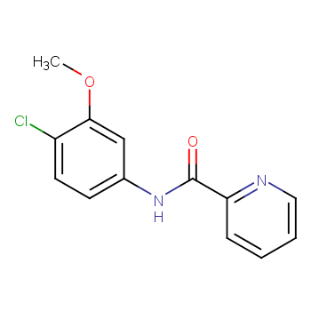 CID-44191096 ML128 N-(4-Chloro-3-methoxyphenyl)-2-pyridinecarboxamide