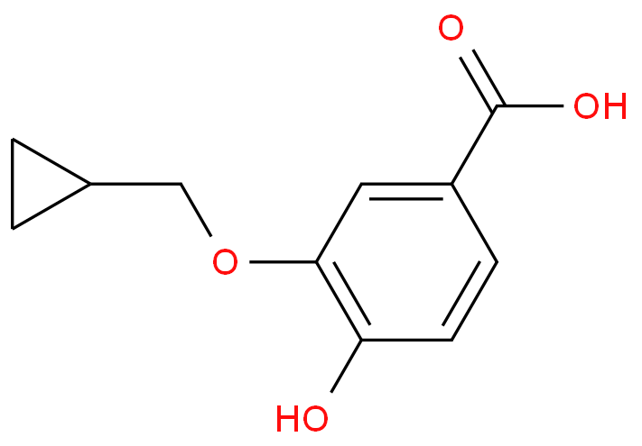 3-(环丙基甲氧基)-4-羟基苯甲酸CAS号1243391-44-7；（科研试剂/现货供应，质量保证）