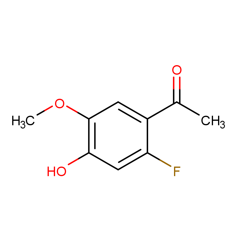 1-(2-氟-4-羟基-5-甲氧基苯基)乙酮 CAS号:1065076-49-4科研及生产专用 高校及研究所支持货到付款