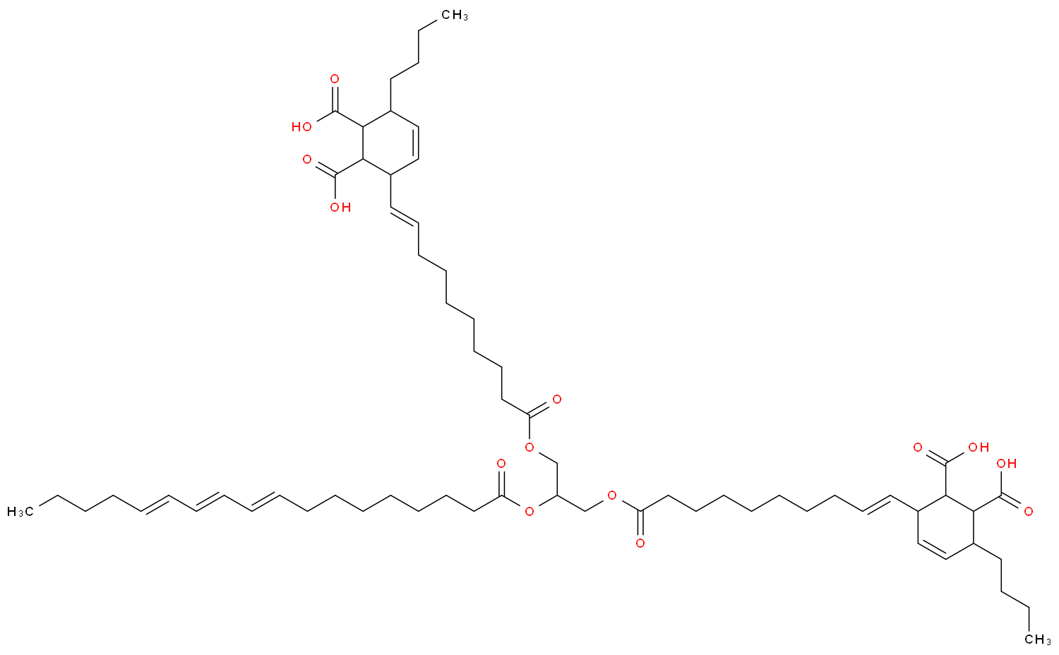 桐油; 桐树油化学结构式