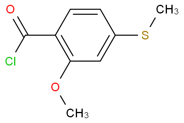 2-METHOXY-4-METHYLSULFANYLBENZOYL CHLORIDE