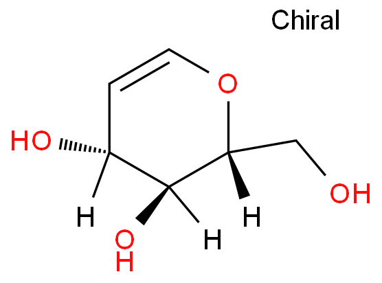 D-葡萄烯糖化学结构式