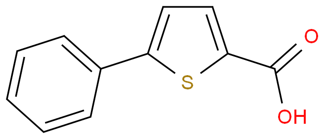 5-苯基噻吩-2-羧酸化学结构式
