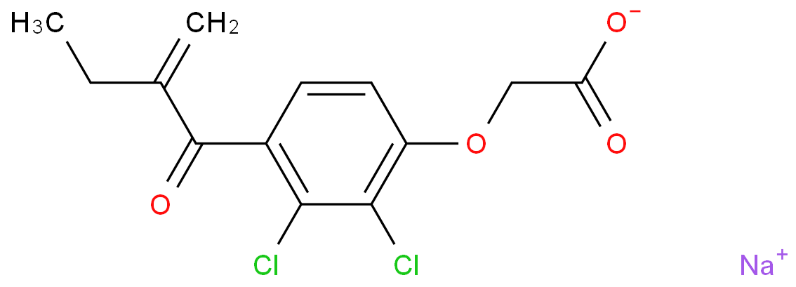 Acetic acid,2-[2,3-dichloro-4-(2-methylene-1-oxobutyl)phenoxy]-, sodium salt (1:1)