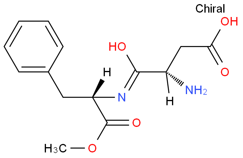 Aspartame structure