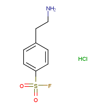 4-(2-aminoethyl)benzenesulfonyl fluoride;hydrochloride