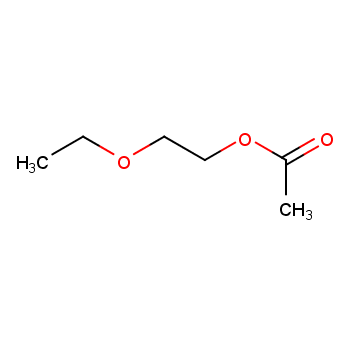 乙二醇乙醚醋酸酯化学结构式