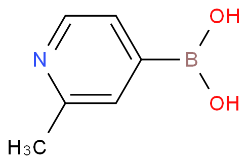 2-甲基-4-吡啶硼酸化学结构式