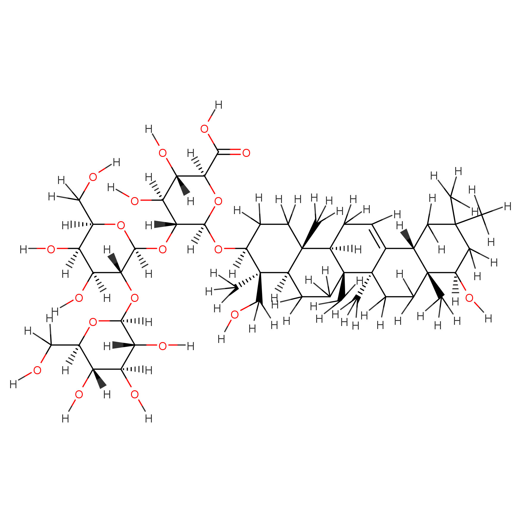 (3,22)-22,24-Dihydroxyolean-12-en-3-yl -D-glucopyranosyl-(1->2)--D-galactopyranosyl-(1->2)--D-glucopyranosiduronic acid