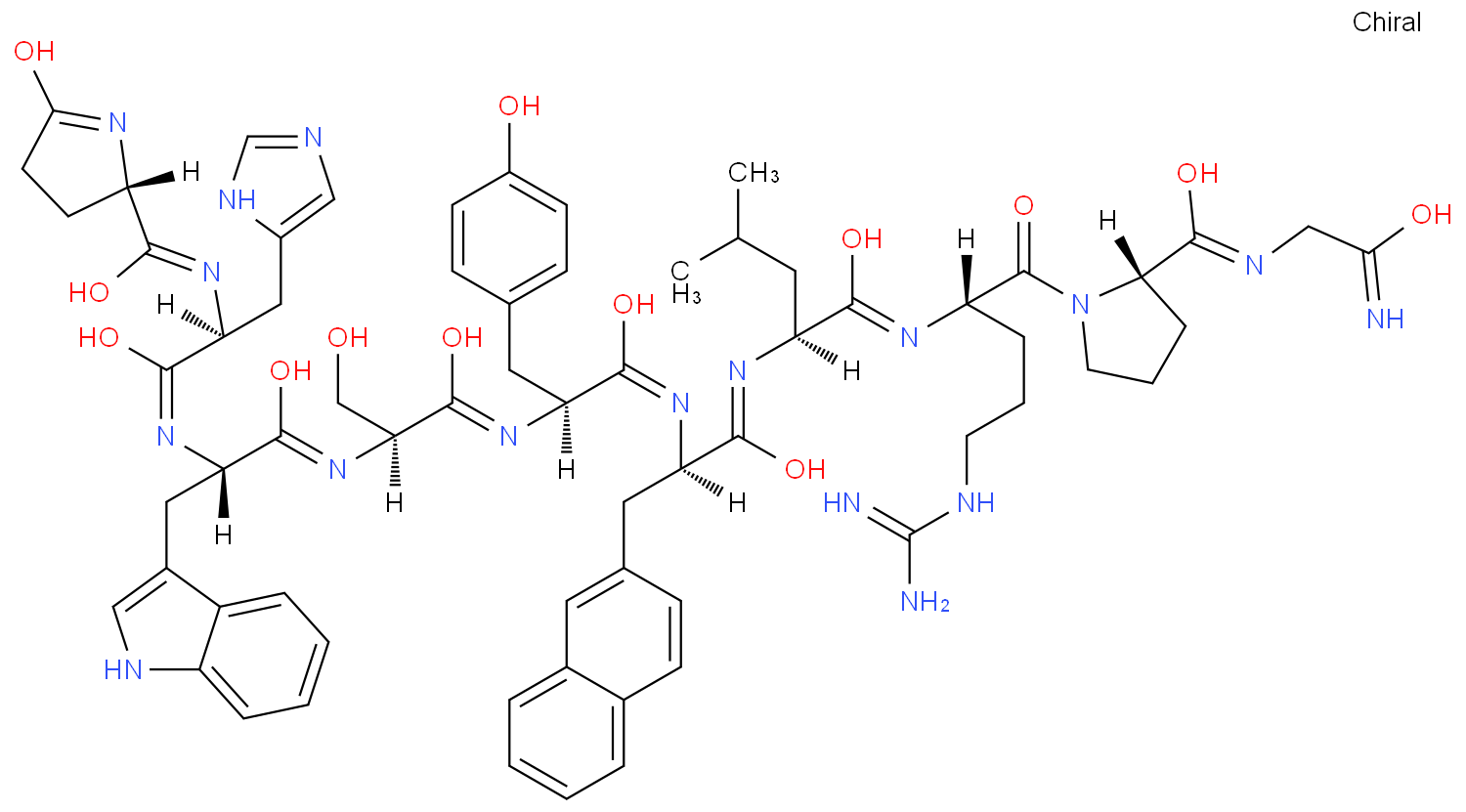 萘法瑞林化学结构式