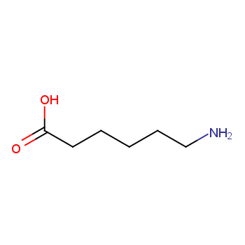6-Aminocaproic acid structure