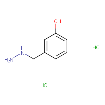 3-羟基苄肼二盐酸盐化学结构式