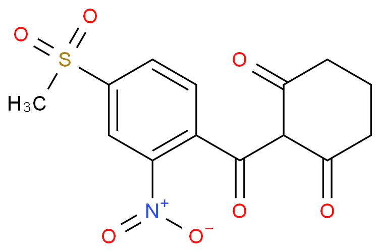 硝磺草酮化学结构式