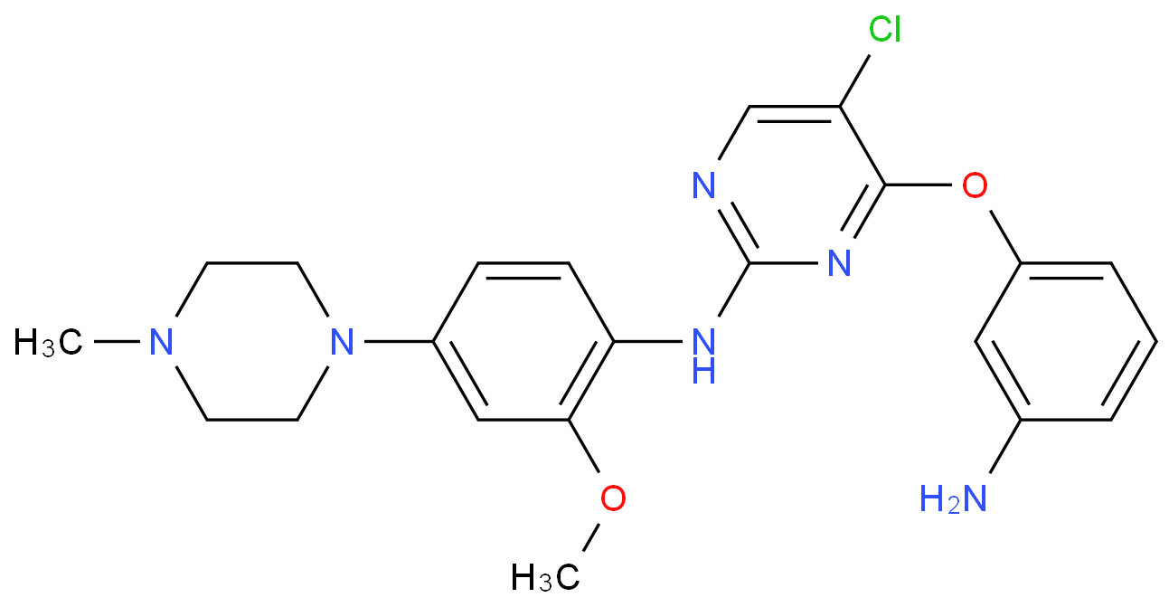 4-(3-aminophenoxy)-5-chloro-N-(2-methoxy-4-(4-methylpiperazin-1-yl)phenyl)pyrimidin-2-amine
