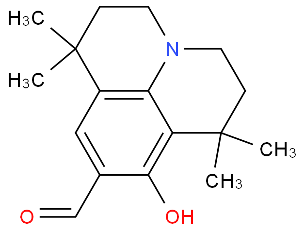 9-Formyl-8-hydroxy-1,1,7,7-tetramethyljulolidine structure