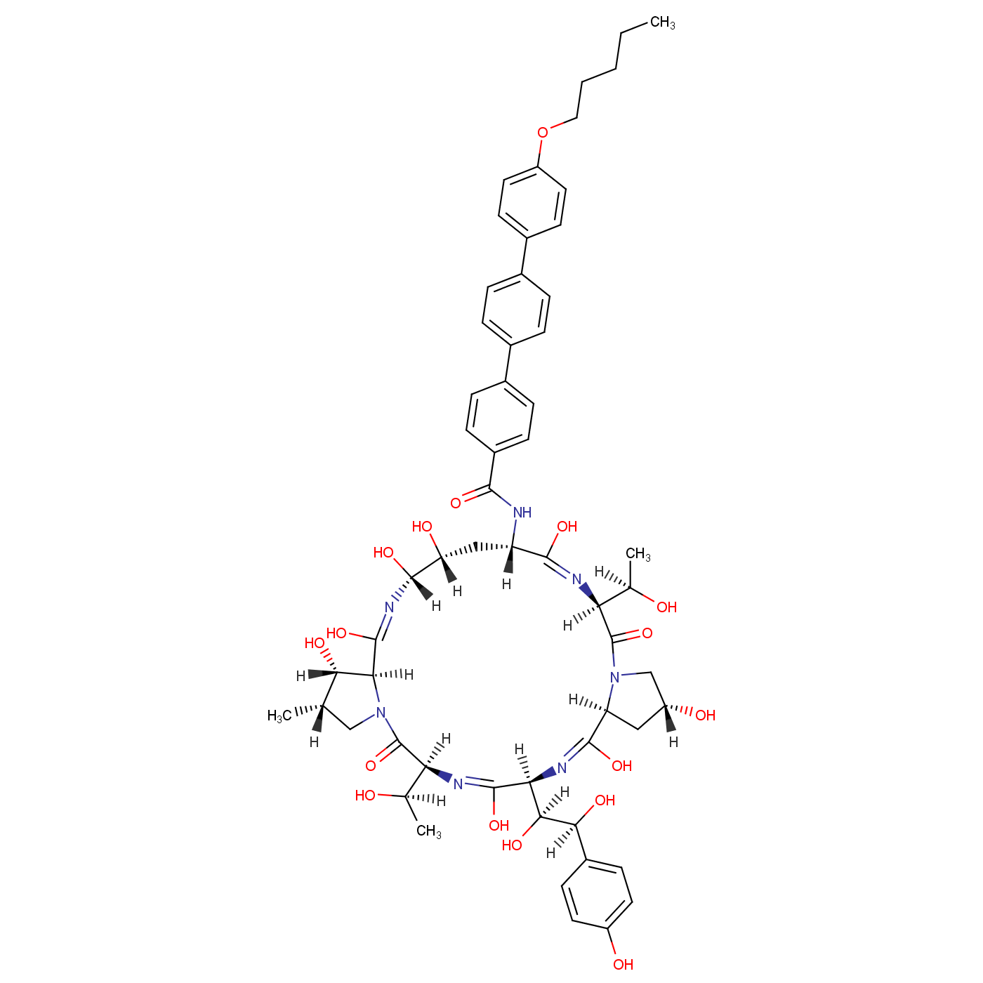 阿尼芬净化学结构式