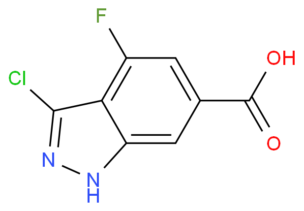 3-氯-4-氟-1H-吲唑-6-羧酸/885521-61-9
