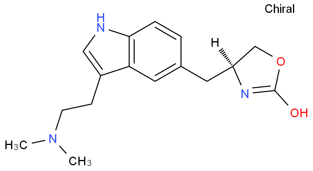 Zolmitriptan structure
