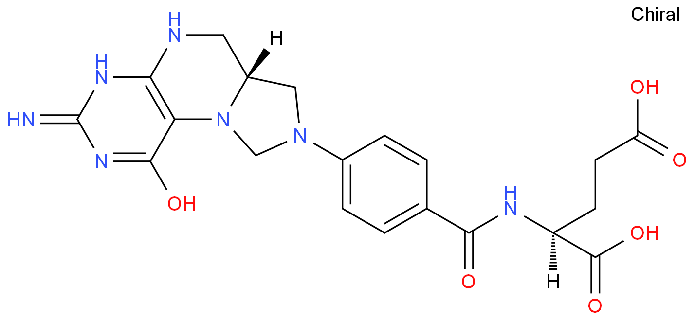 左亚叶酸钙杂质7化学结构式