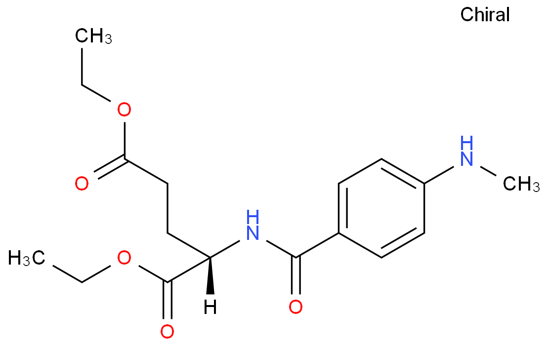 diethyl (2S)-2-[[4-(methylamino)benzoyl]amino]pentanedioate