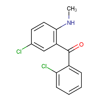 [5-chloro-2-(methylamino)phenyl]-(2-chlorophenyl)methanone