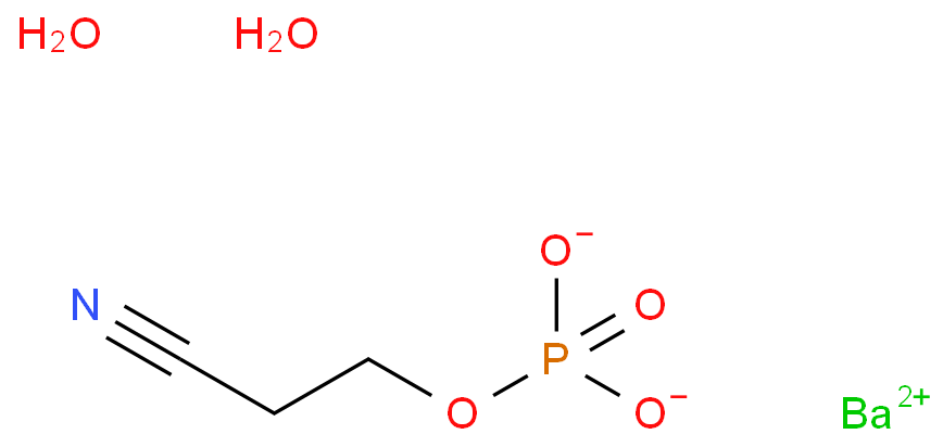 2-CYANOETHYL PHOSPHATE BARIUM SALT DIHYDRATE