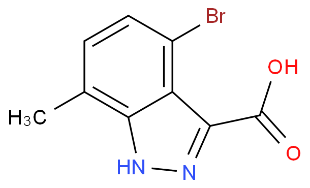 4-BROMO-7-METHYL-3-(1H)INDAZOLECARBOXYLIC ACID