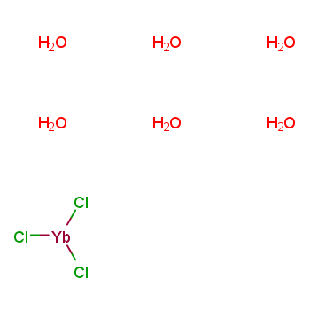 Ytterbium(III) chloride hexahydrate structure
