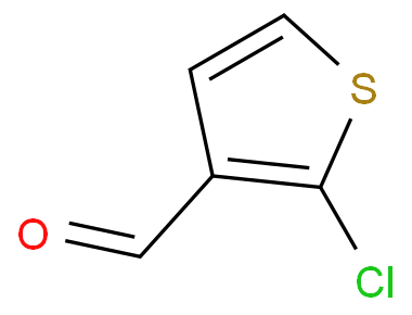 2-氯噻吩-3-甲醛化学结构式