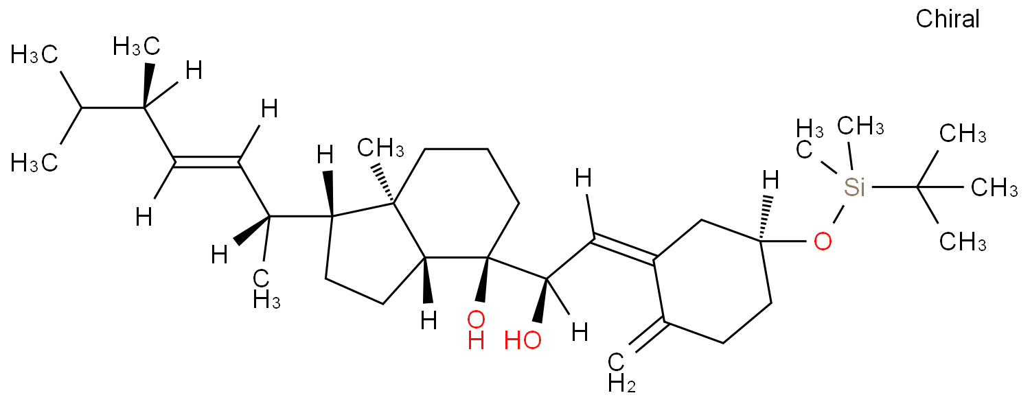 (3S,5Z,8Xi,14Xi,22E)-3-{[二甲基(2-甲基-2-丙基)硅烷基]氧基}-9,10-开环麦角甾-5,10,22-三烯-7,8-二醇