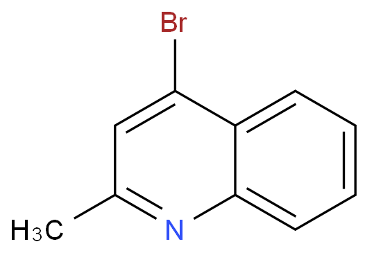 4-溴-2-甲基喹啉化学结构式