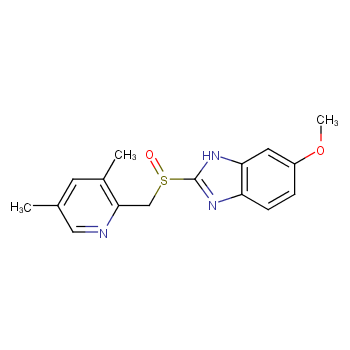 2-[(3,5-dimethylpyridin-2-yl)methylsulfinyl]-6-methoxy-1H-benzimidazole