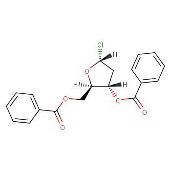 a-D-erythro-Pentofuranosyl chloride, 2-deoxy-, dibenzoate (9CI)