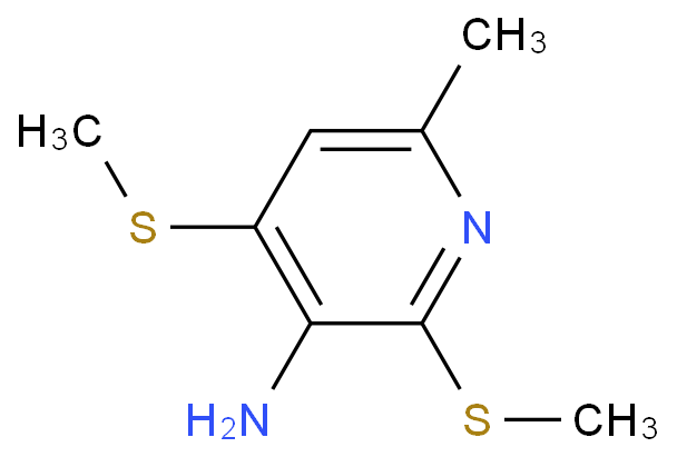 6-METHYL-2,4-BIS-METHYLSULFANYL-PYRIDIN-3-YLAMINE