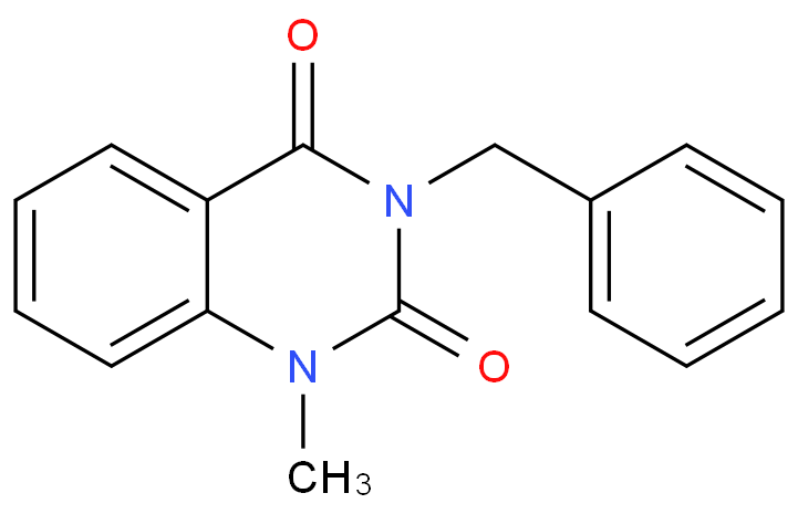 2,4(1H,3H)-Quinazolinedione, 1-methyl-3-(phenylmethyl)-