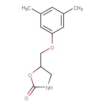 5-[(3,5-dimethylphenoxy)methyl]-1,3-oxazolidin-2-one