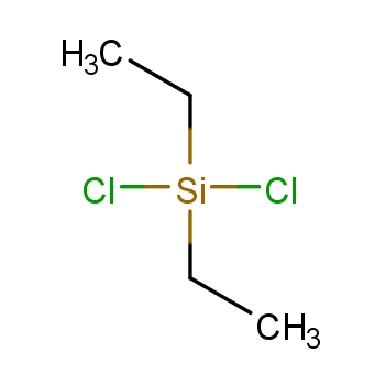 二氯二乙基硅烷化学结构式