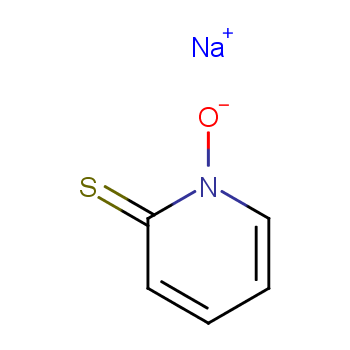 吡硫钠化学结构式