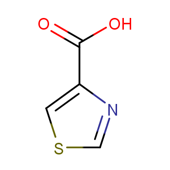 噻唑-4-甲酸化学结构式