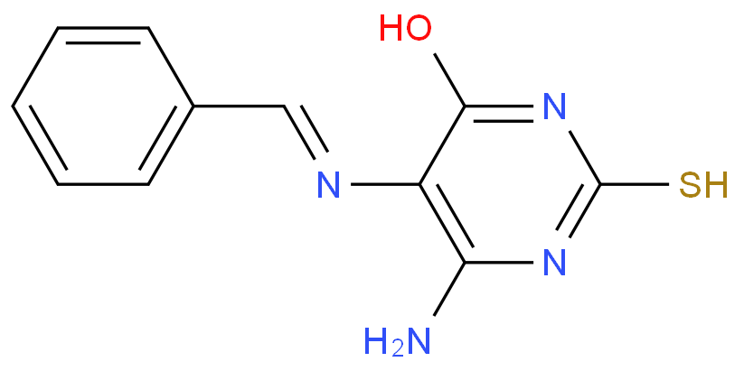 6-氨基-5-(苯亚甲基氨基)-2-硫代-2,3-二氢嘧啶-4(1H)-酮 CAS号:64232-83-3科研及生产专用 高校及研究所支持货到付款