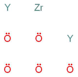 钇稳定氧化锆化学结构式
