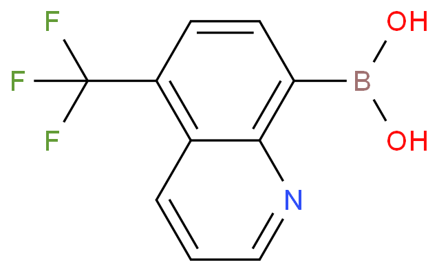 5-(TRIFLUOROMETHYL)QUINOLIN-8-YLBORONIC ACID