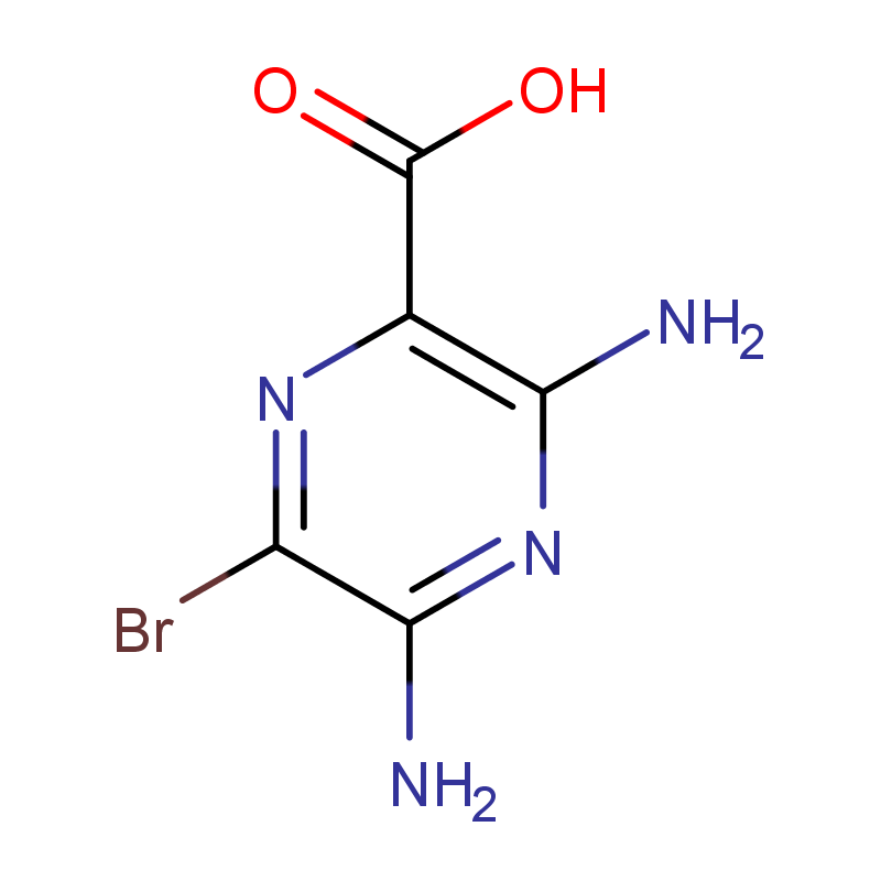 3,5-二氨基-6-溴吡嗪-2-羧酸 CAS号:1303968-25-3科研及生产专用 高校及研究所支持货到付款