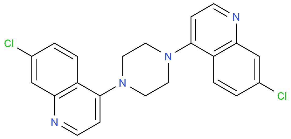 4,4'-(1,4-哌嗪二基)二[7-氯喹啉] CAS号:31502-87-1科研及生产专用 高校及研究所支持货到付款