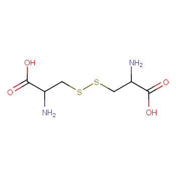 56-89-3 L-胱氨酸 结构式图片